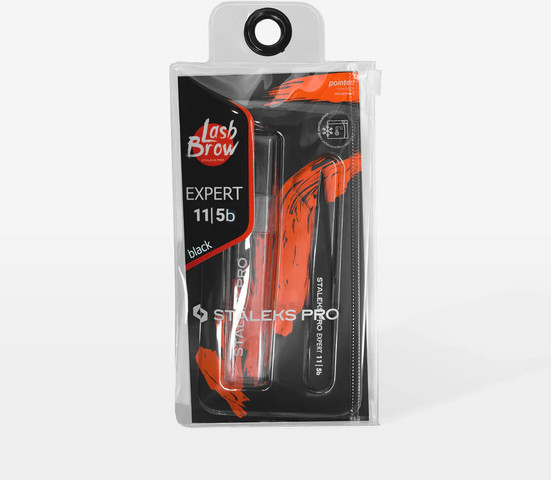 פינצטה שחורה לעיצוב גבות סטאלקס Eyebrow Tweezers Point Black 11/5B