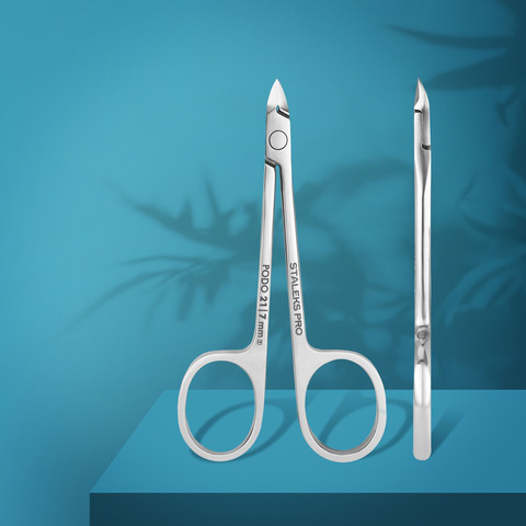 צבתית בצורת מספריים לעור ויבלות Podology scissors for cuticle and callus NP-21/7