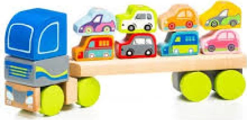 משאית גוררת עם מכוניות קטביקה מדגם LM-12 צעצוע צבעוני לילדים