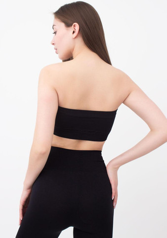 טופ בנדו | Bandeau Top ,שחור