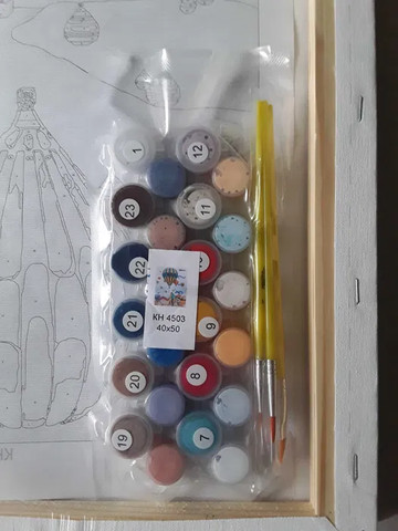 צביעה לפי מספרים KH4610 | גודל: 40*50 ס״מ