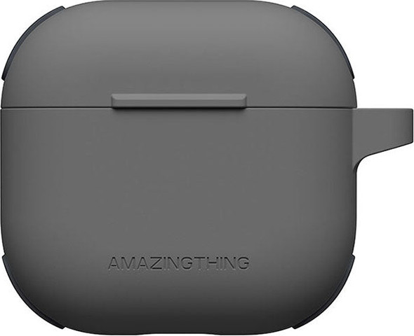 AMAZINGTHING Omni GripClip Case AirPods 4 Black - מגן עם קליפס אחיזה לאיירפודס 4 שחור