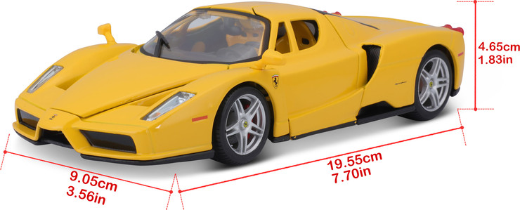מכוניות דגמים Diecast 1:24 - פרארי ENZO צהוב