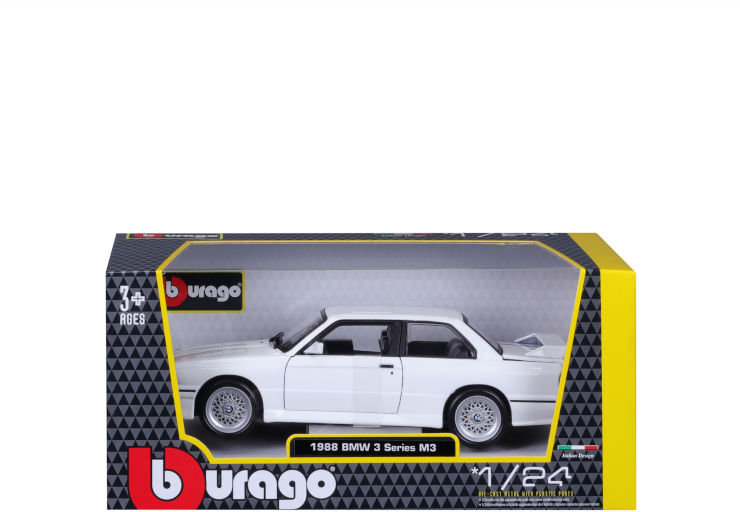 מכוניות דגמים Diecast 1:24 - ב.מ.וו BMW M3 1988