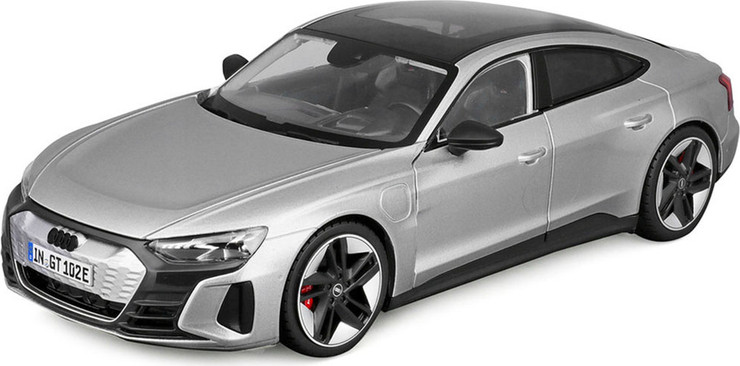 דגם מכונית בוראגו אפור Audi RS e-tron GT 1:18