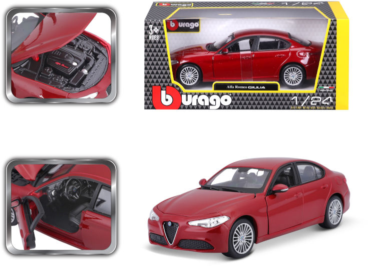 מכוניות דגמים Diecast 1:24 - אלפא רומאו Giulia