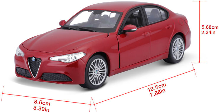 מכוניות דגמים Diecast 1:24 - אלפא רומאו Giulia