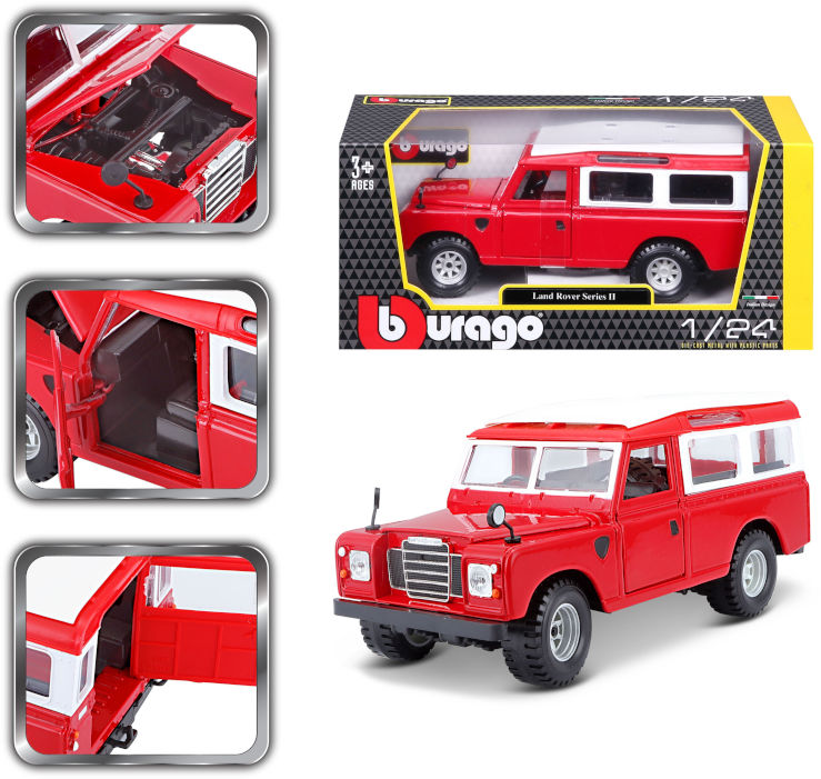 מכוניות דגמים Diecast 1:24 - לנד רובר