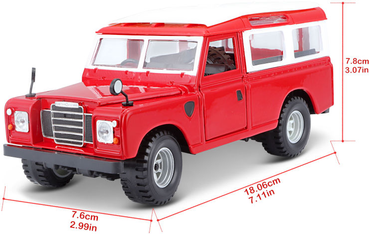 מכוניות דגמים Diecast 1:24 - לנד רובר