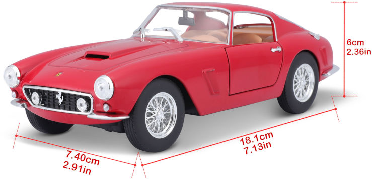 מכוניות דגמים Diecast 1:24 - פרארי 250 GT BERLINETTA
