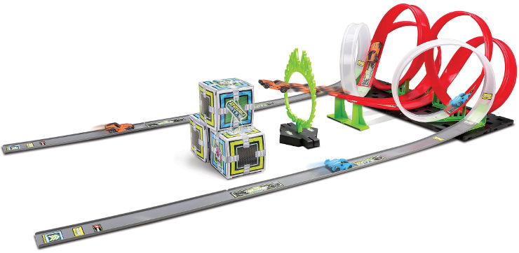 מסלול מרוץ מכוניות אקסטרים  360- כפול + 2 מכוניות