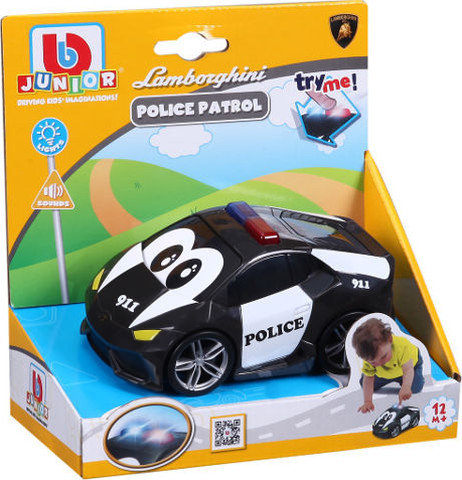 Bburago מכונית משטרה למבורגיני + אורות וצלילים