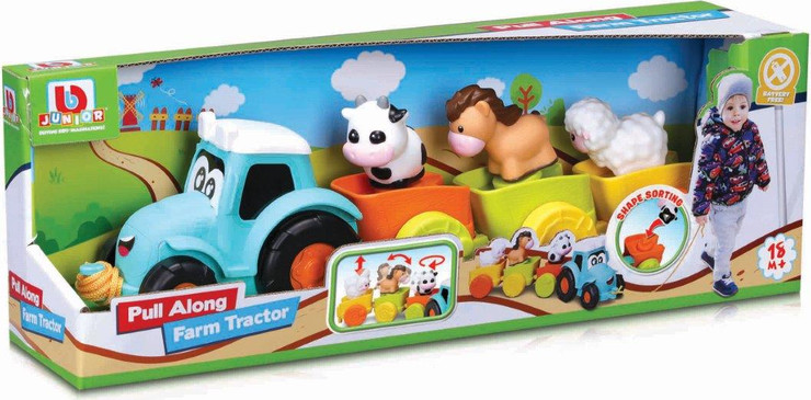 BURAGO טרקטור + חיות חווה