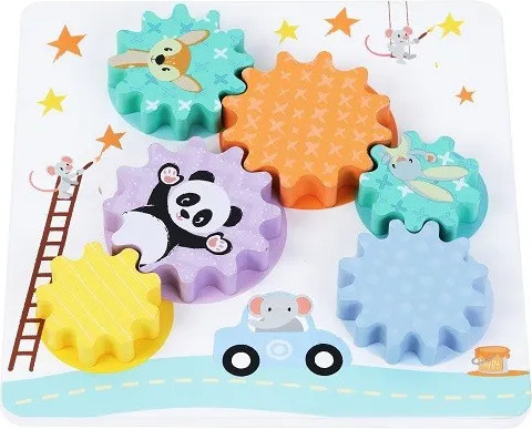 גלגלי שיניים מעץ - Pit Toys