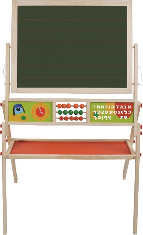 לוח מגנט וכתיבה ענק כולל אותיות א'-ב - Pit Toys