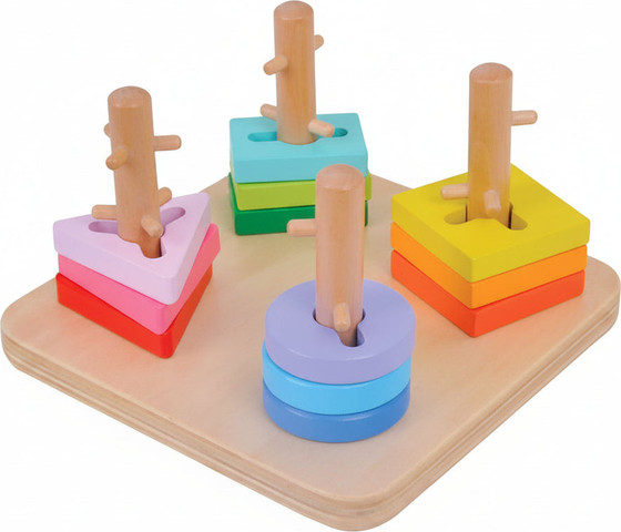 השחלת צורה בסיבוב - Pit Toys