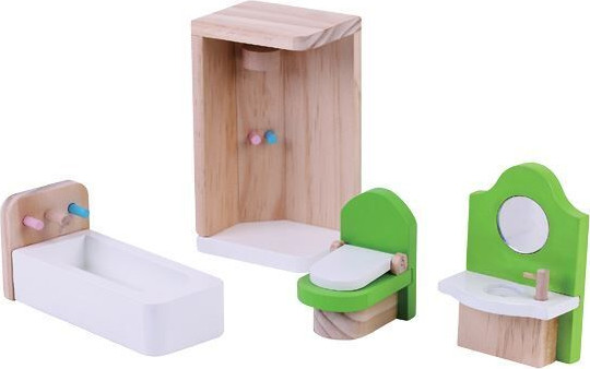 ריהוט חדר מקלחת לבית בובות - Pit Toys