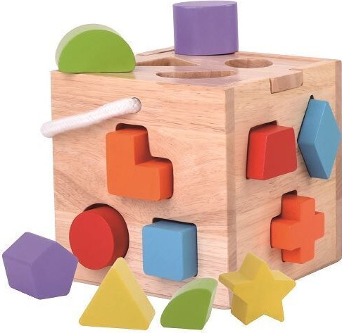 התאמת צורה קוביית עץ - Pit Toys
