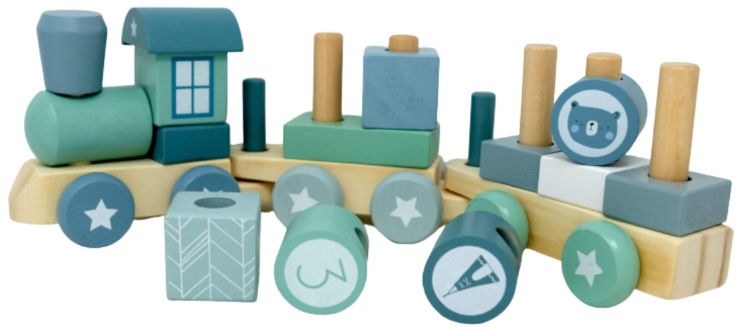 רכבת צורות ירוקה - Pit Toys