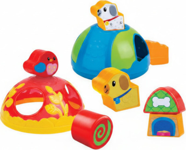 כדור מיון צורות וגן שעשועים 2 ב-1 – Winfun