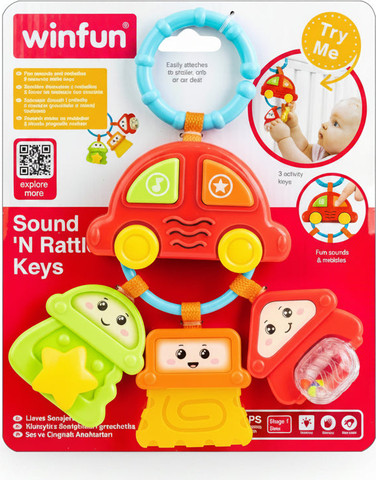 מפתחות פעילות וצלילים לתינוק WinFun
