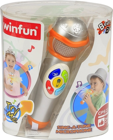 מיקרופון קריוקי אורות וצלילים