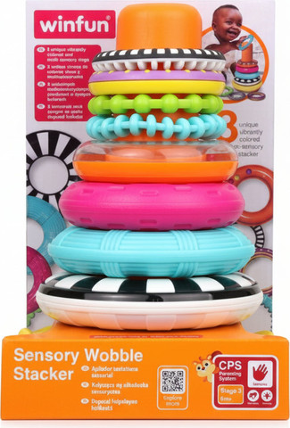 מגדל טבעות צבעוני ומתנדנד – winfun