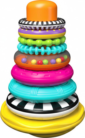 מגדל טבעות צבעוני ומתנדנד – winfun