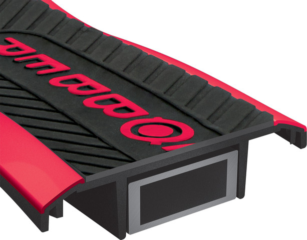 FLOW FOLDABLE 125 קורקינט מתקפל לילדים ונוער פלואו עם משטח רחב יותר וכידון משופר - שחור/אדום