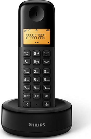 טלפון אלחוטי 3 שלוחות Philips פיליפס Dectphone D1603B/01