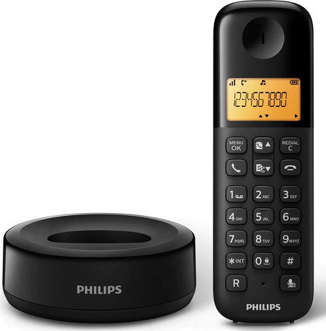 טלפון אלחוטי 3 שלוחות Philips פיליפס Dectphone D1603B/01
