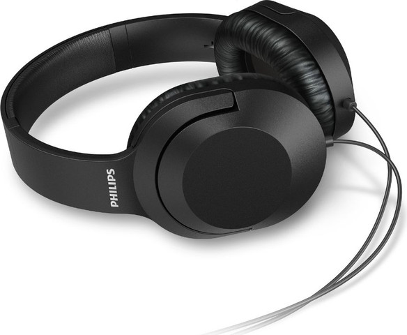 אוזניות חוטיות PHILIPS HI-FI OVER EAR TAH2005BK שחור