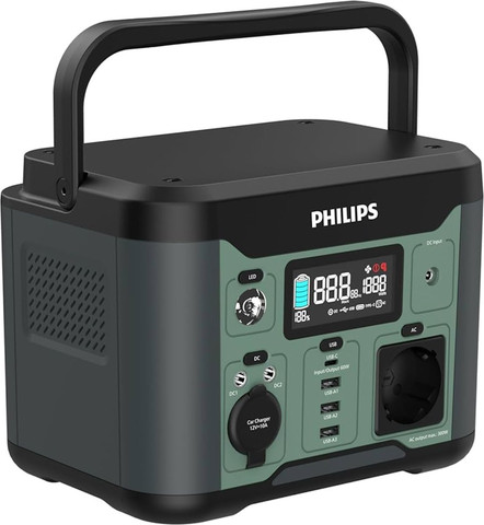 תחנת כוח ניידת Philips 569Wh 600W פיליפס DLP8093CB/12