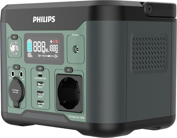 תחנת כוח ניידת Philips 569Wh 600W פיליפס DLP8093CB/12