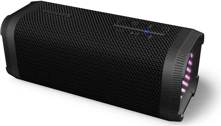 רמקול אלחוטי PHILIPS Bluetooth 10W כולל תאורת LED שחור