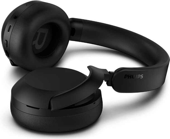 אוזניות אלחוטיות Philips Over-Ear עם ANC Pro+ שחור