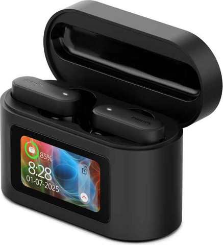 אוזניות TWS Earbuds ANC ונרתיק טעינה חכם Philips TAT6000BK/00 שחור