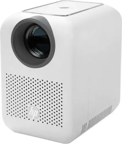 מקרן נייד HP Mobile Projector CC180W רזולוציית HD קישוריות Wi-Fi ושיקוף מסך - צבע לבן