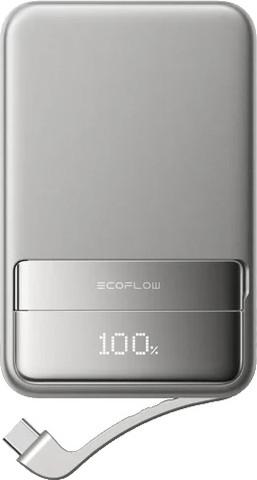 סוללת גיבוי מגנטית 10,000mAh כולל תמיכה בQi2 ‏EcoFlow אקופלואו RAPID 10000