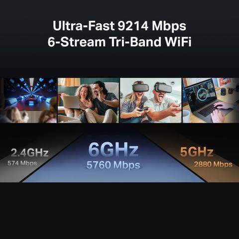 ראוטר גיימינג TP-Link BE9300 Tri-Band Wi-Fi 7 Archer BE550