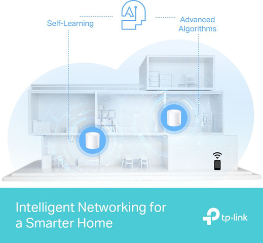 מגדיל טווח TP-Link Deco X50 Pro AX3000 3000Mbps - שלוש יחידות