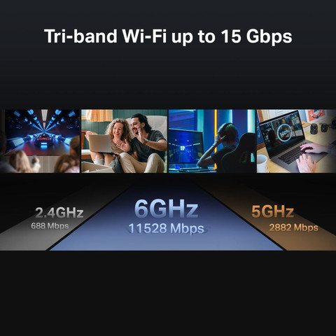 ראוטר גיימינג TP-Link BE15000 Tri-Band Wi-Fi 7 Archer BE700
