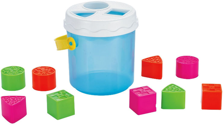 דלי התאם צורה + 9 צורות הנדסיות