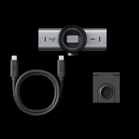 מצלמת רשת LOGITECH MX BRIO 4K ULTRA HD - צבע גרפיט