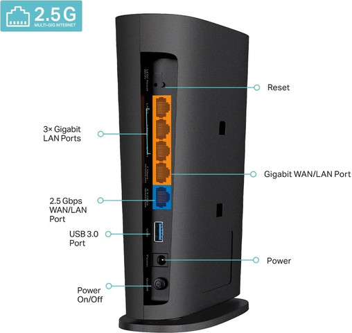 ראוטר TP-Link AX6000 Dual-Band 8-Stream Wi-Fi Archer AX80