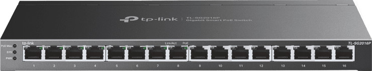 מתג TP-Link SG2016P JetStream 16-Port Gigabit Smart Switch with 8-Port PoE