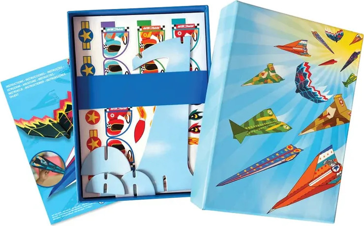 ערכה להכנת 40 מטוסי נייר - Box candiy