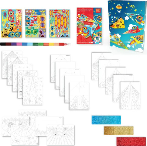 ערכה להכנת 20 מטוסי נייר - Box candiy