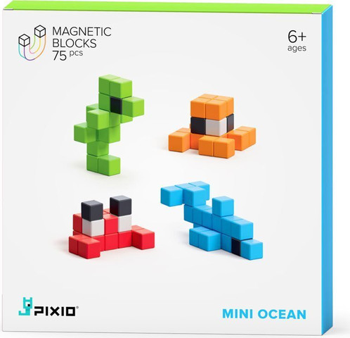פיקסיו קוביות מגנטיות סדרת סיפור - חיות ים - PIXIO