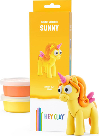 היי קליי - Hey Clay - גולדי חדת הקרן - יצירה בחימר קל בעזרת אפליקציה